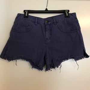Free People denim shorts