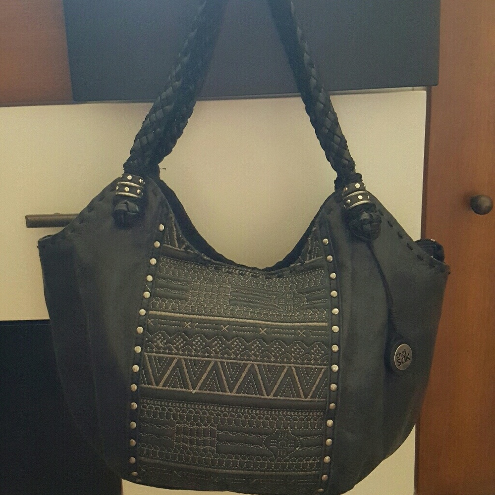 Black handbag