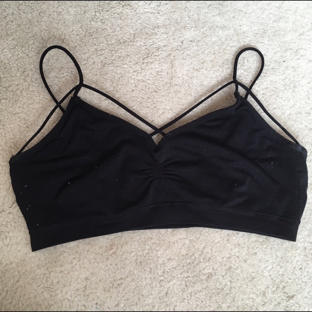 Caged cutout bralette