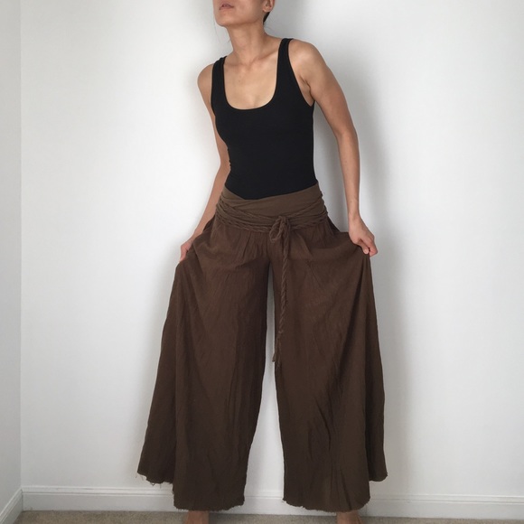 Wide flare layered pants - Picture 3 of 7