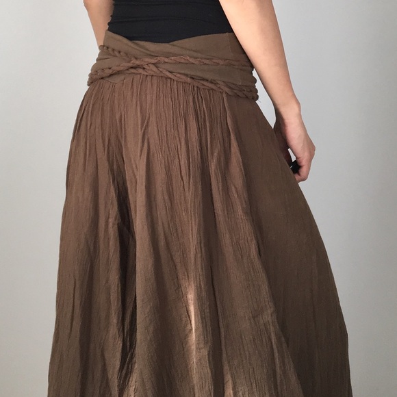 Wide flare layered pants - Picture 5 of 7