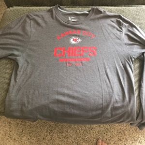 Nike KC chiefs long sleeve tshirt xl