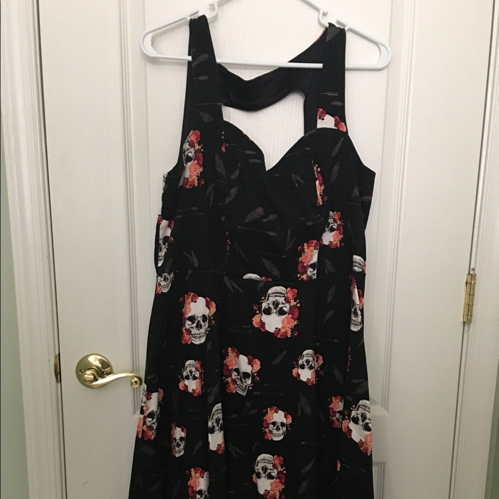 Skull skater dress