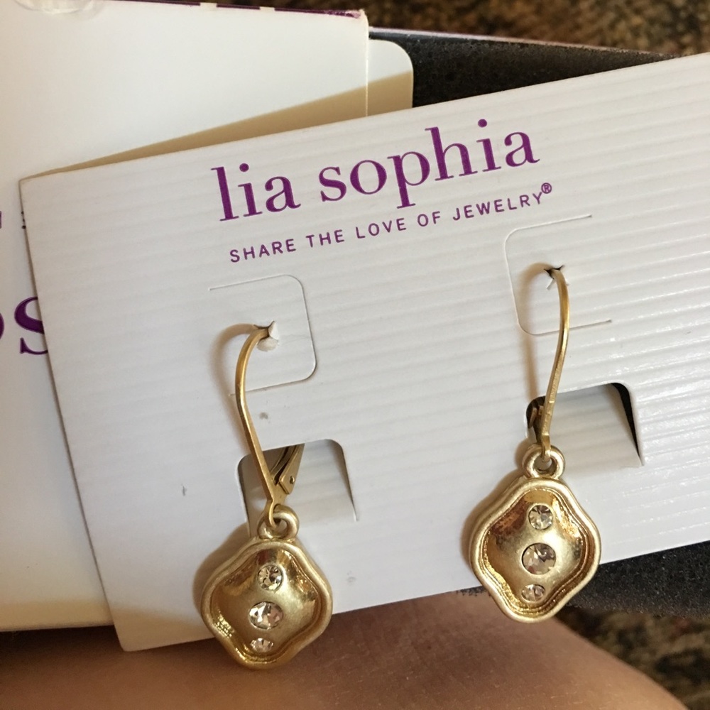 Gold earrings! Dress up or down