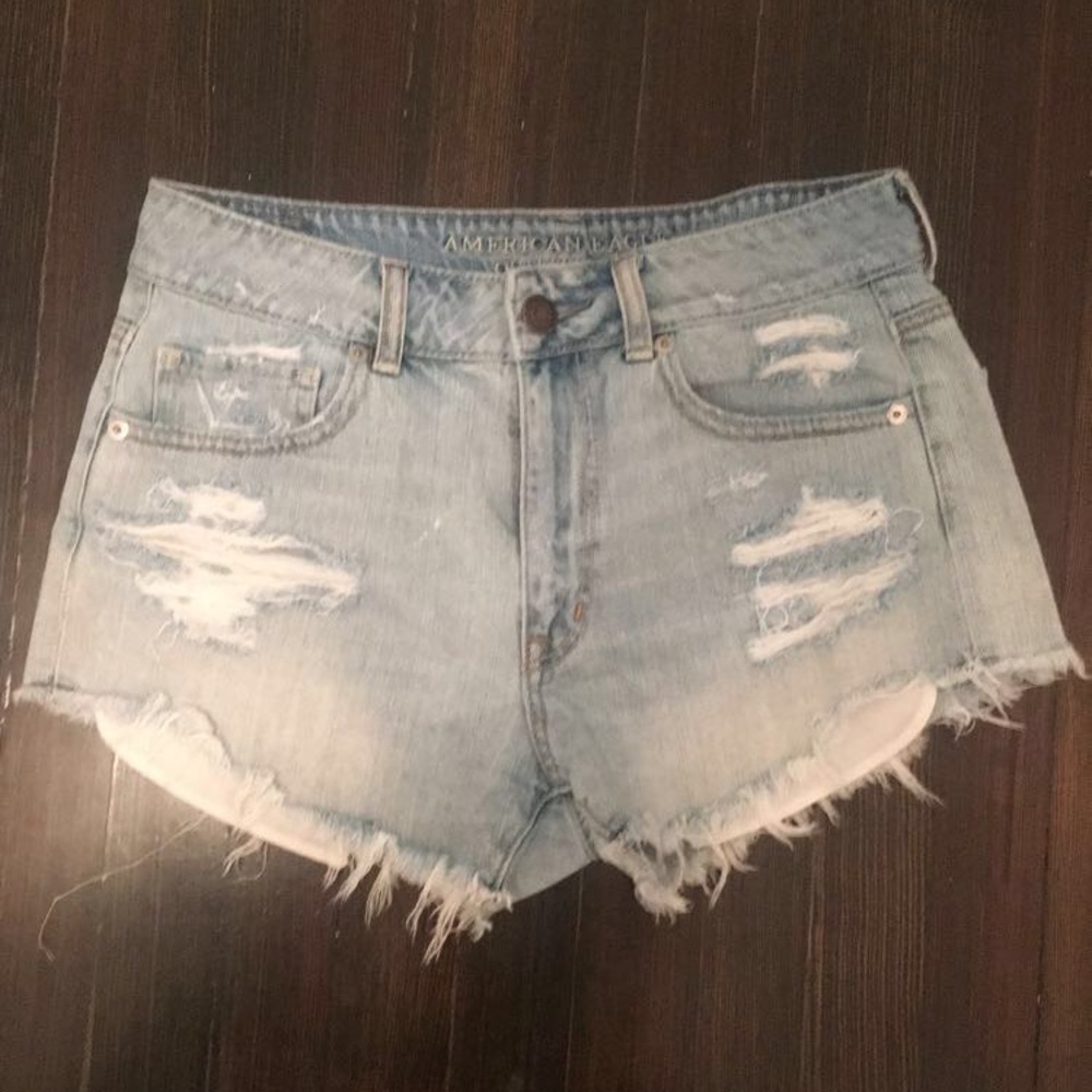 Denim shorts