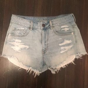 Denim shorts