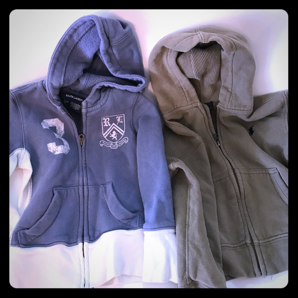 Two Ralph Lauren lightweight hooded jackets