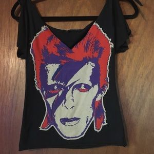 Vintage David Bowie Ziggy Stardust Cropped Top WL