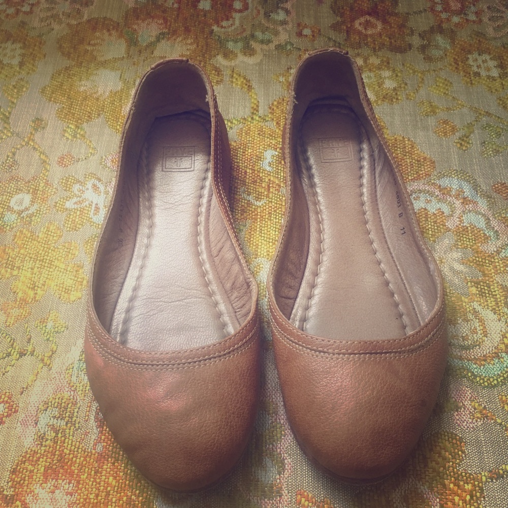 Frye Leather Ballet Flats