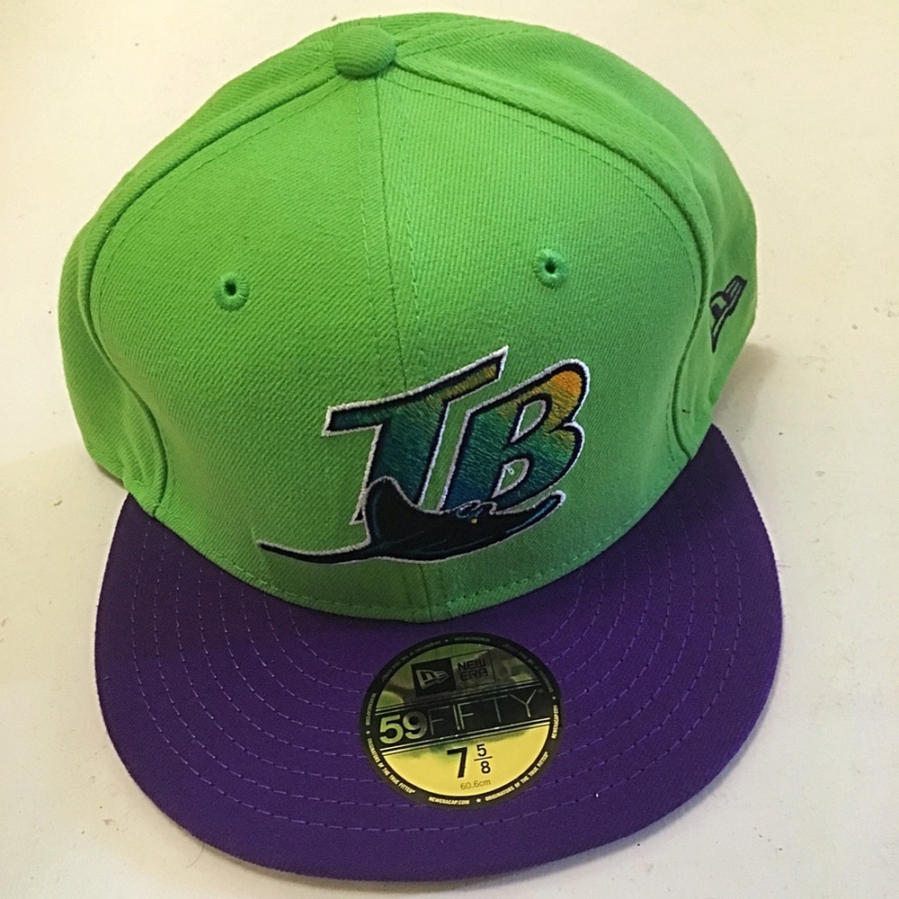 New Era 5950 Tampa Bay Devil Rays Fitted Hat 7 5/8