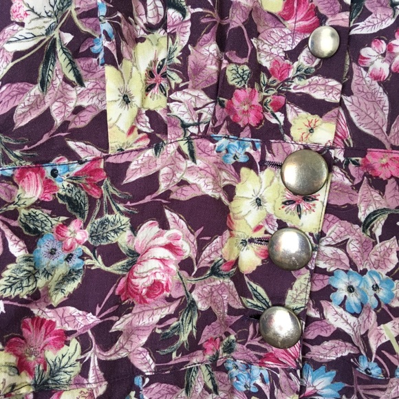 ✨LAST CHANCE✨vintage rayon floral maxi-dress - Picture 3 of 5