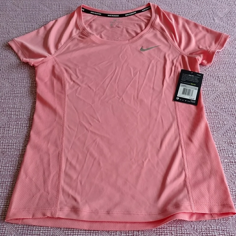 New - Nike Miler Short Sleeve Running Top