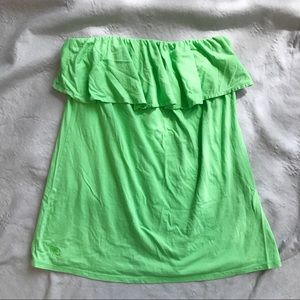 Lilly Pulitzer Ruffle Tube Top