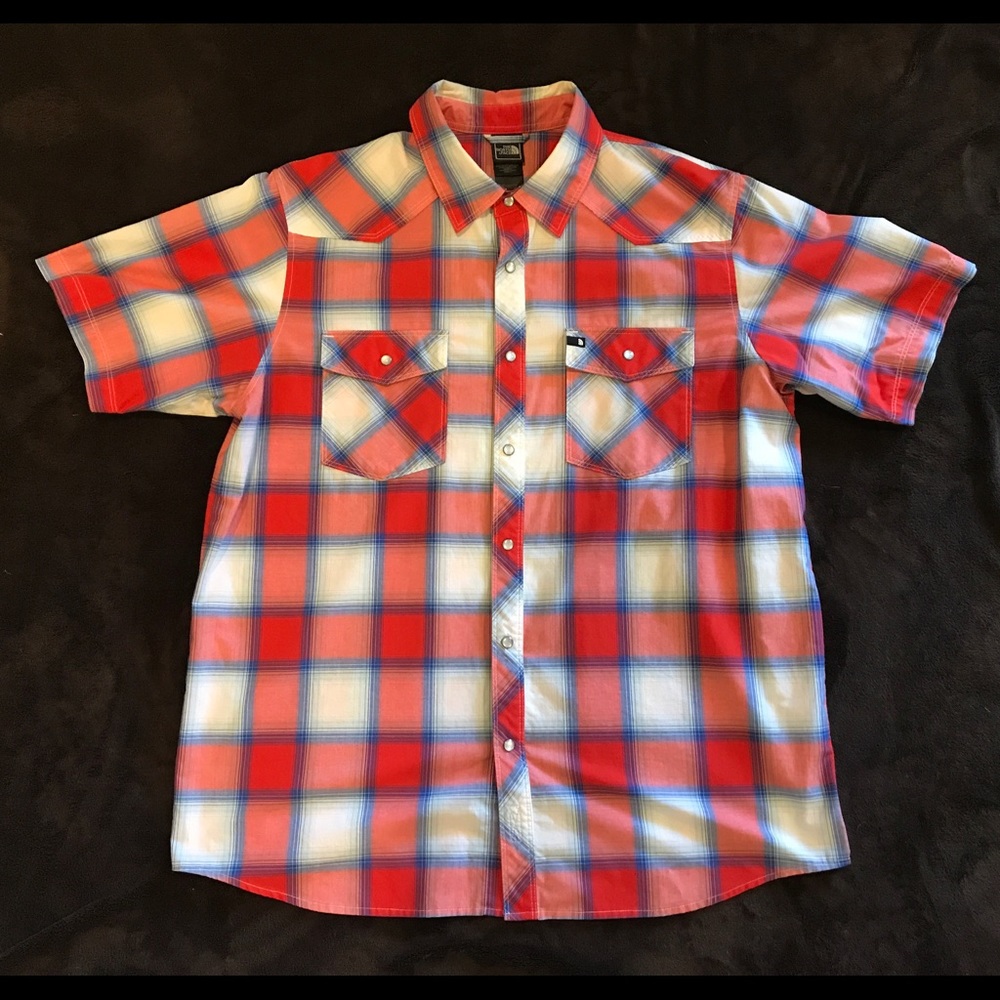 The Norh Face pearl snap shirt