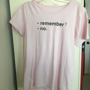 "Remember?" Shirt, Large