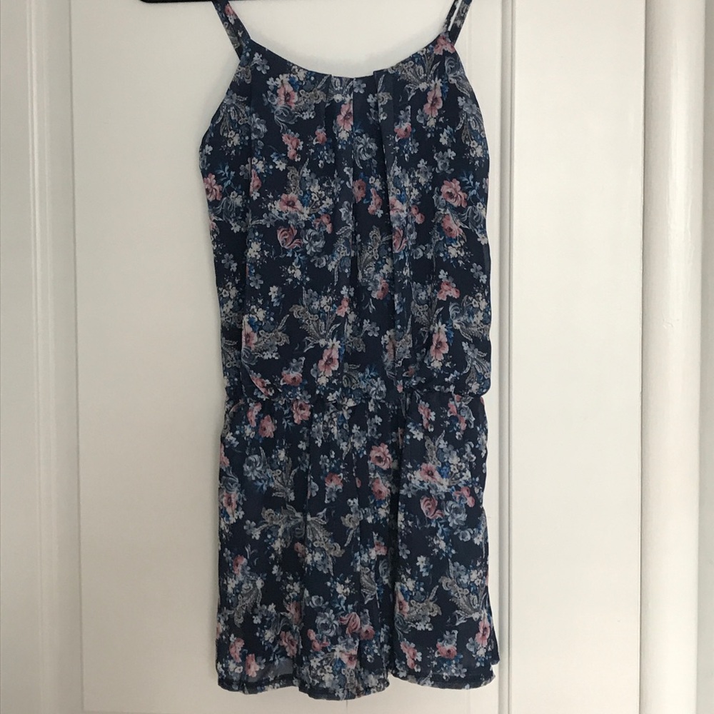 Navy Romper