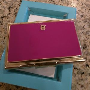 Kate Spade business card holder - initial "B"