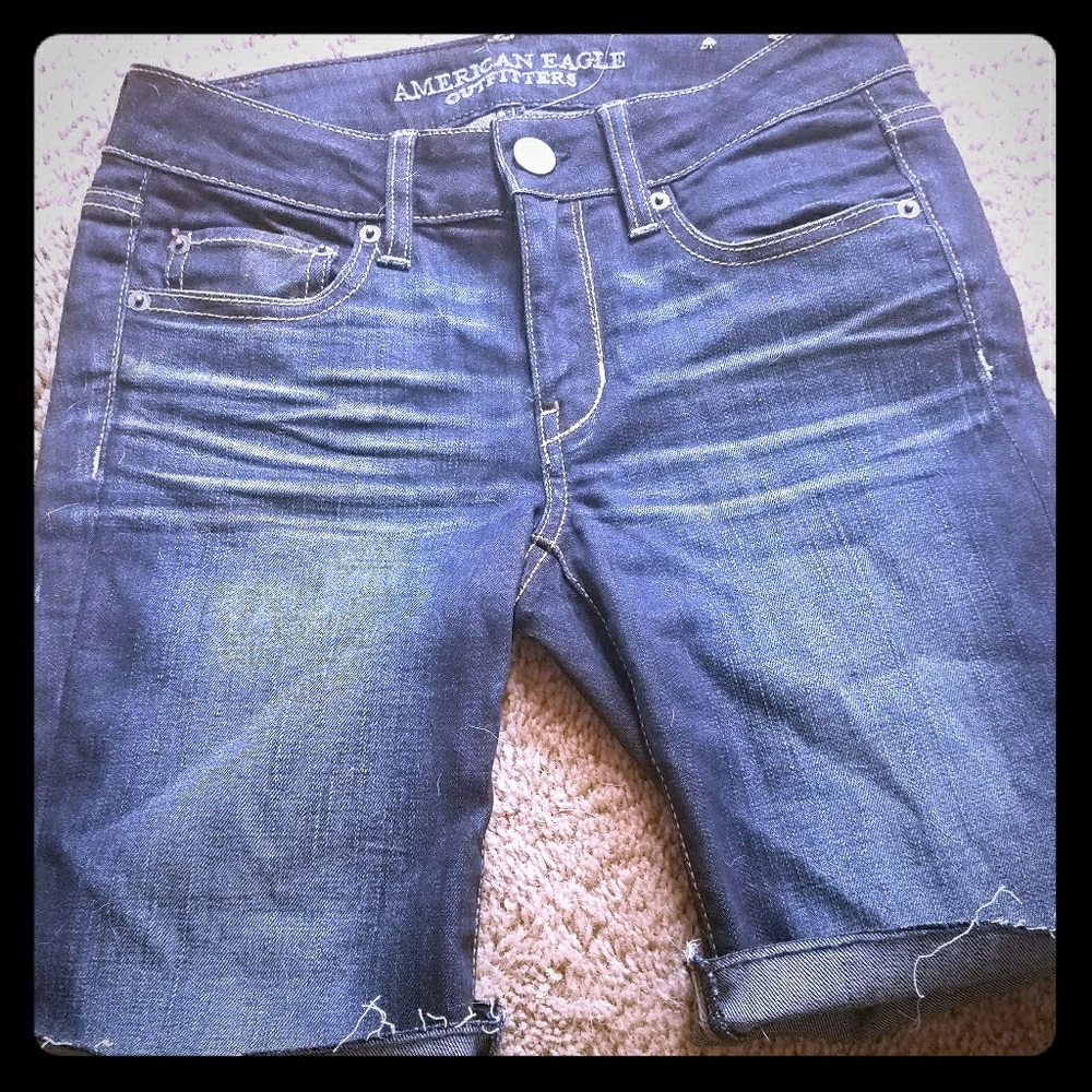 American eagle denim shorts