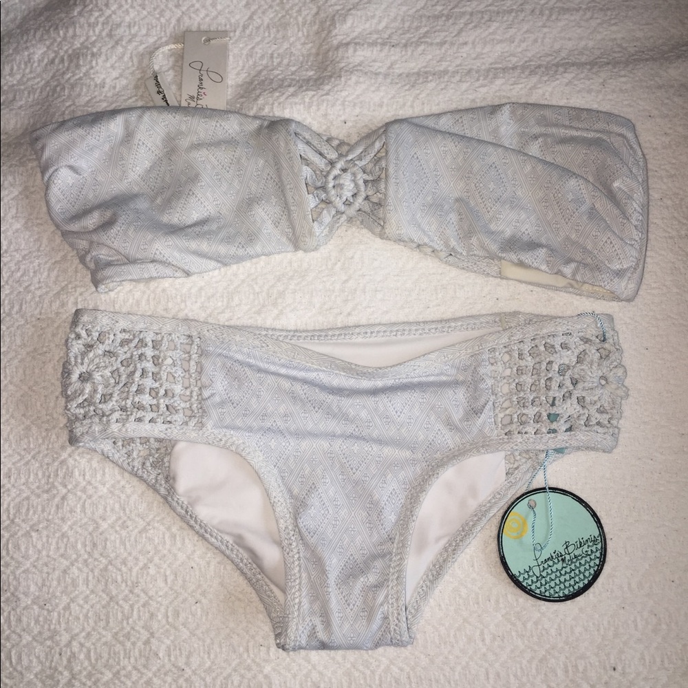 *NWT* Frankie's Bikinis Mary Jane Top & KOA Bottom
