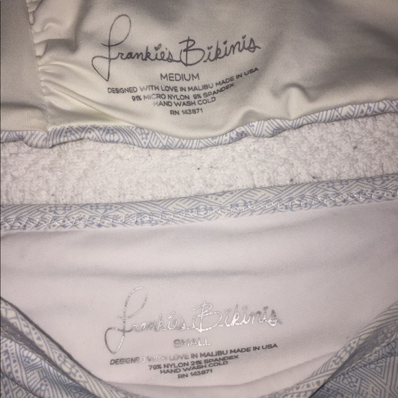 *NWT* Frankie's Bikinis Mary Jane Top & KOA Bottom