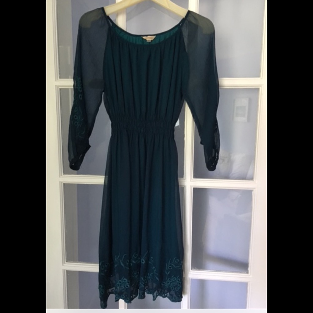 Dark green dress