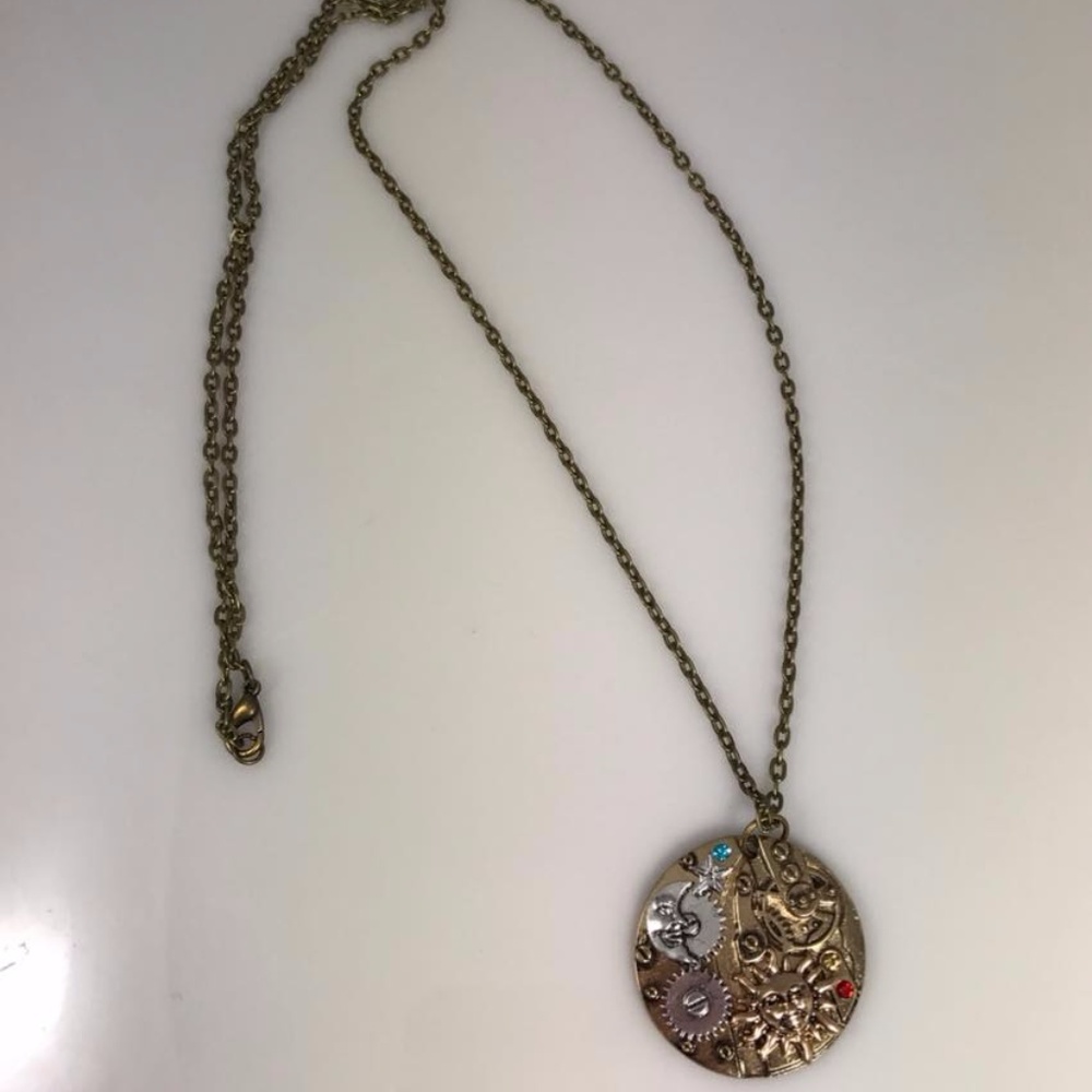 Celestial Steampunk Necklace