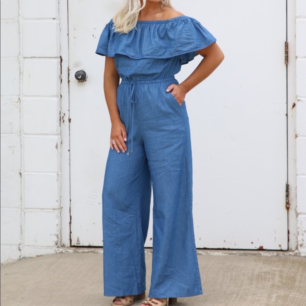 Denim jumpsuit