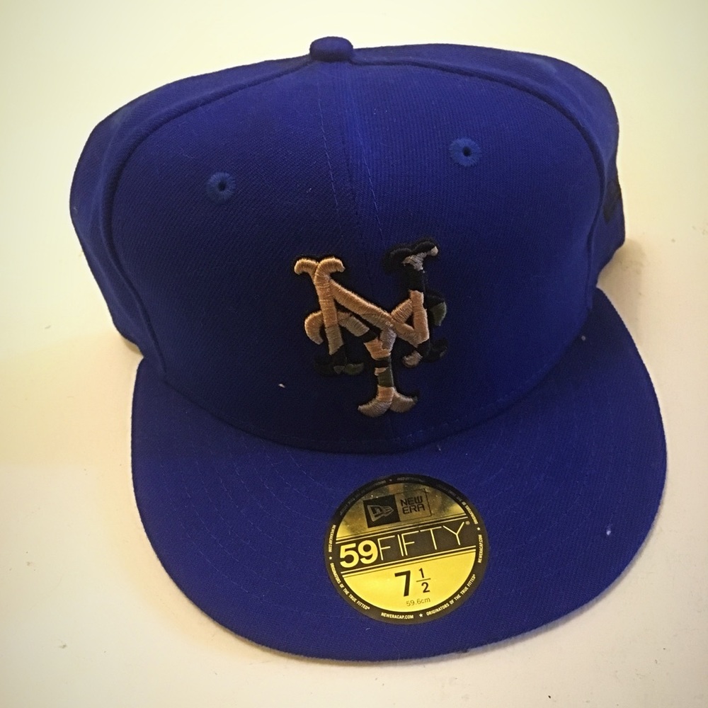 New Era 5950 New York Mets Fitted Hat 7 1/2 MLB