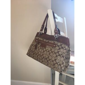 Authentic Coach Purse (brown) (lightly used)