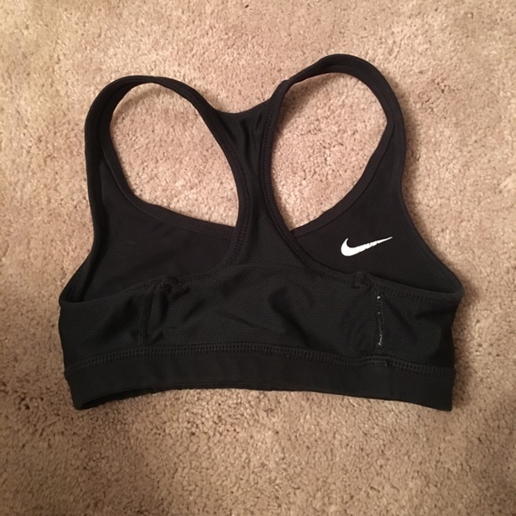 Black Nike sports bra - Picture 2 of 4