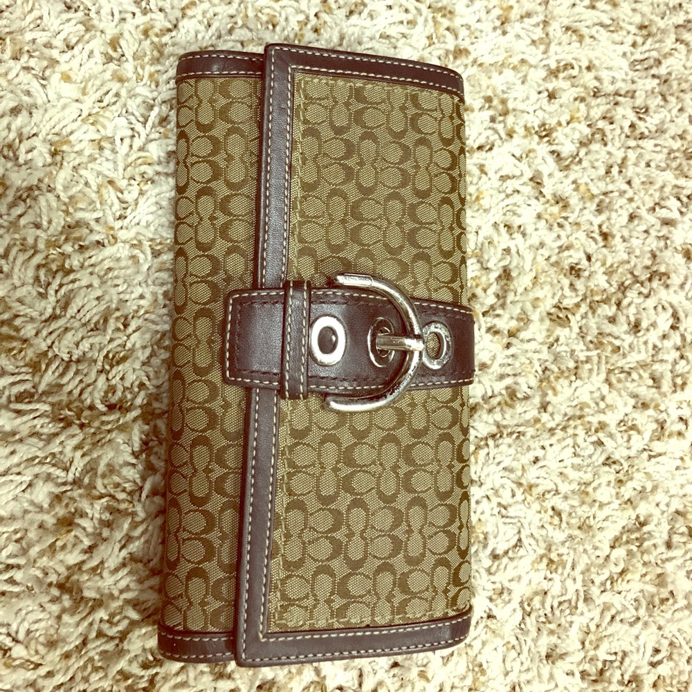 Brown Coach wallet