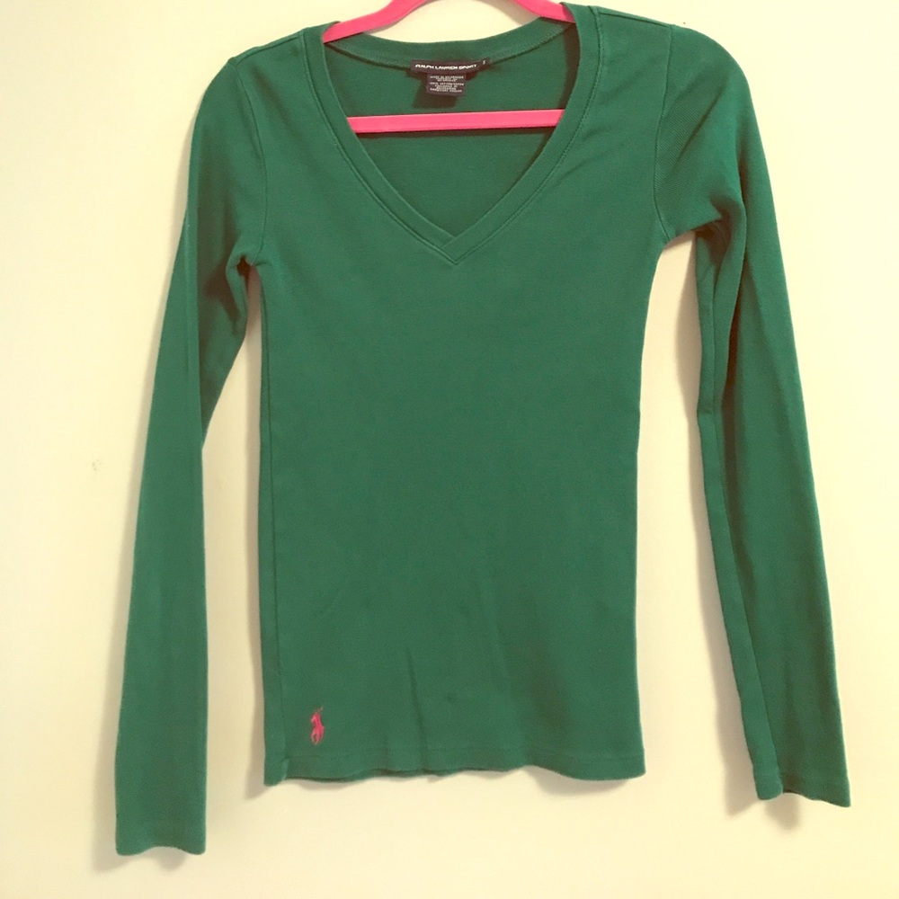 Ralph Lauren V-Neck Long Sleeve! REDUCED!