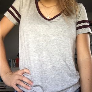cute plain basic tee