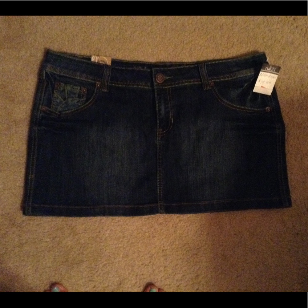 NWT Jean skirt