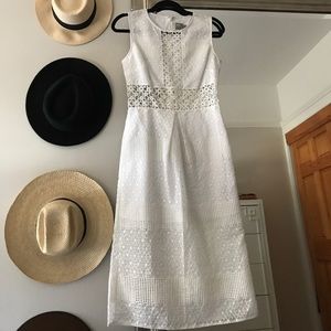 Lace midi dress