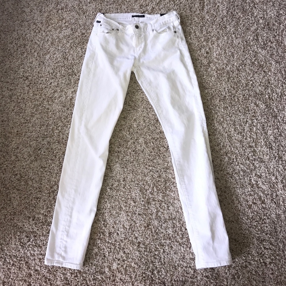 Citizens of Humanity white skinny jeans