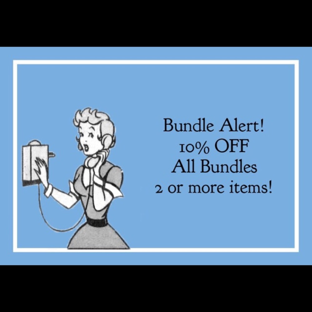 10% off all bundle orders of 2 or more items!