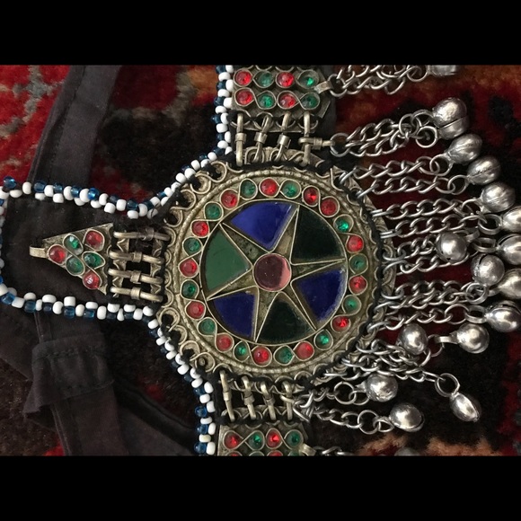 Headpiece vintage Afghan Boho - Picture 4 of 8