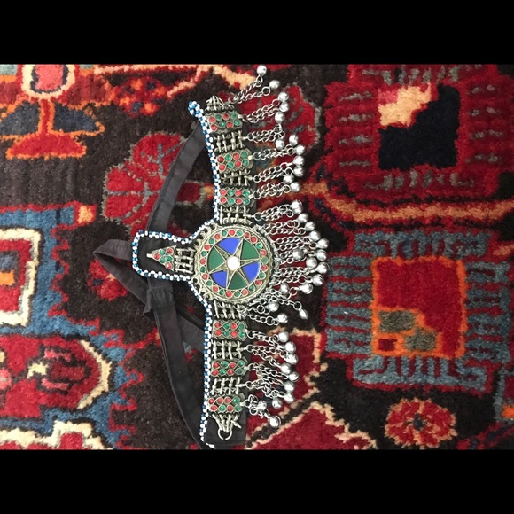 Headpiece vintage Afghan Boho - Picture 6 of 8