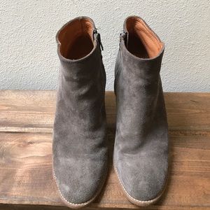 Madewell suede booties