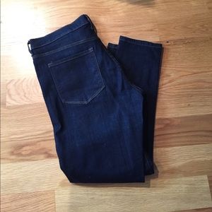 BR high rise skinny ankle jeans