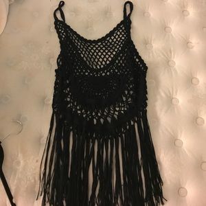 Beautiful detail bathing suit cover up