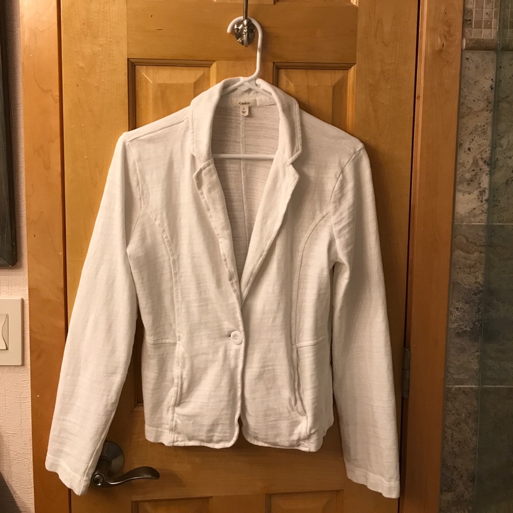 Caslon White Blazer 100% Cotton