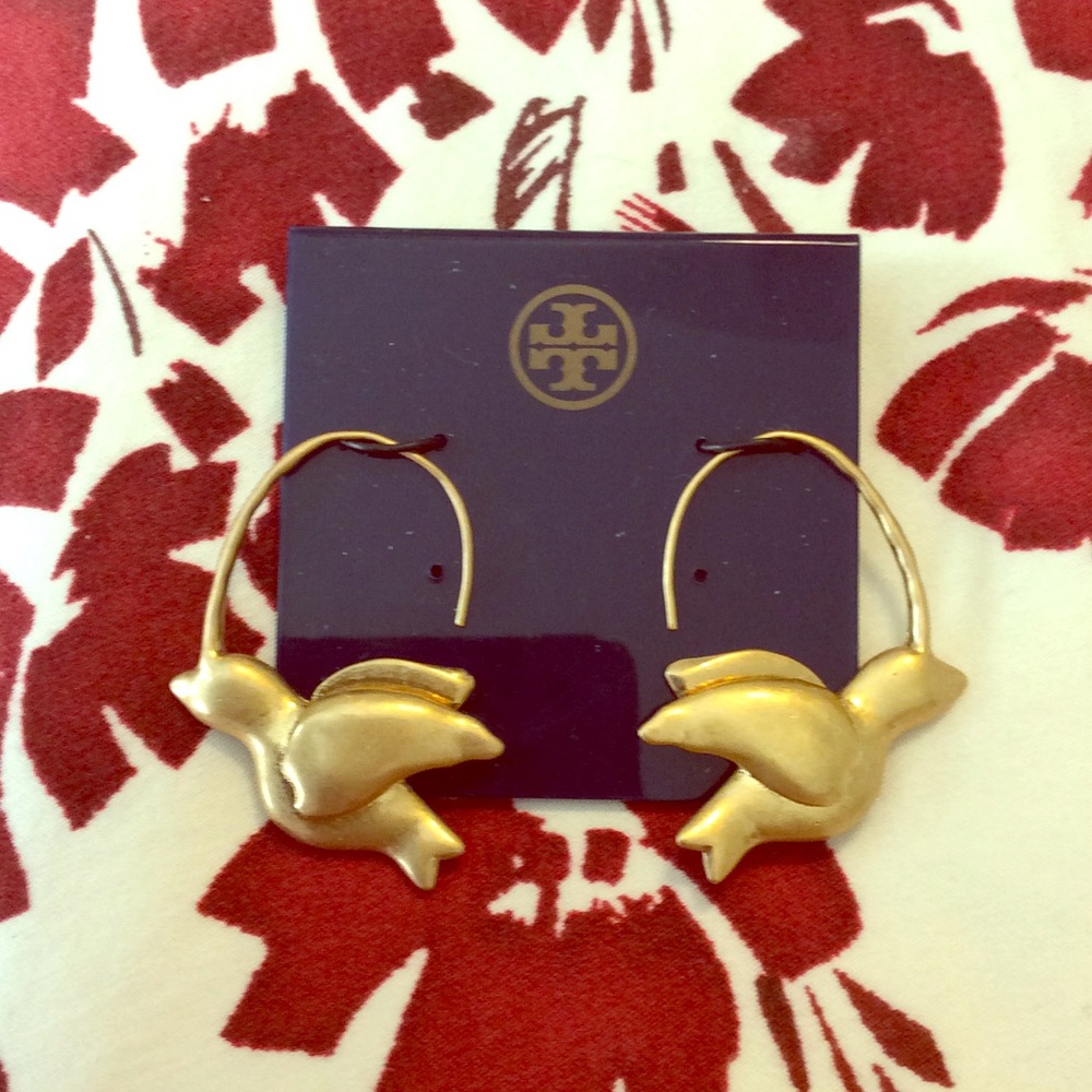 Stunning HTF Tory Burch Dove Earrings 🕊