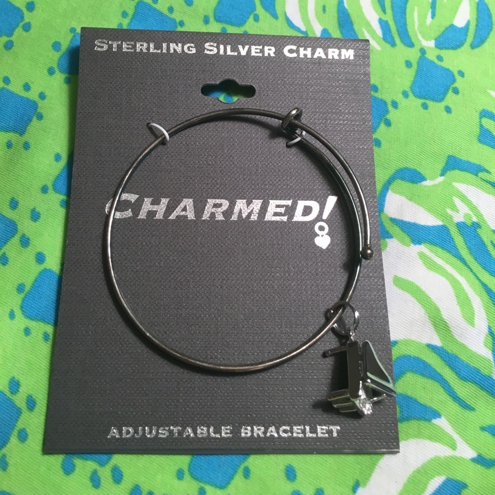 Piano charm bracelet