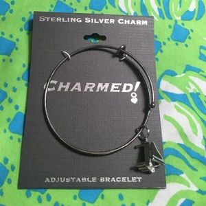 Piano charm bracelet