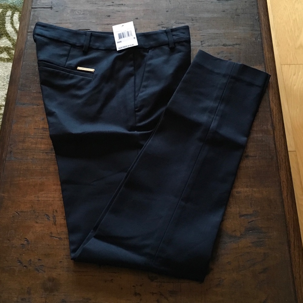 Michael Kors NWT Ankle Dress Pants New Navy