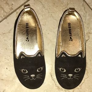 Old Navy  Black  Kitten  Flats for Girls   Sz 10