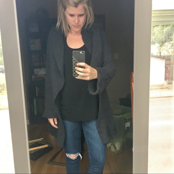 Wool Wrap Sweater/Jacket by Robin - Picture 4 of 7