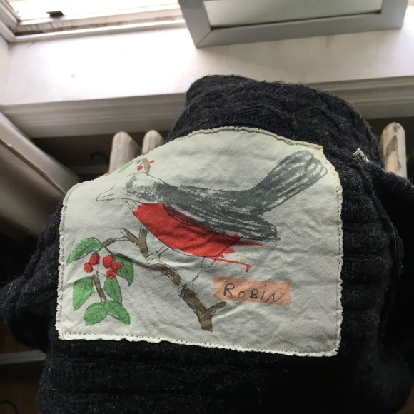 Wool Wrap Sweater/Jacket by Robin - Picture 6 of 7